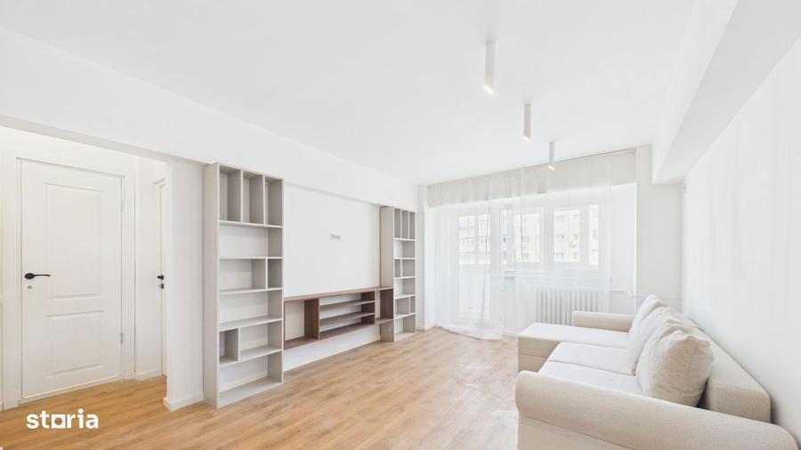 Apartament cu 3 camere semidecomandat în Pantelimon