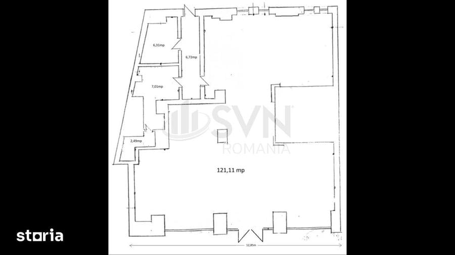 Spațiu comercial, de 144 mp, în Romană