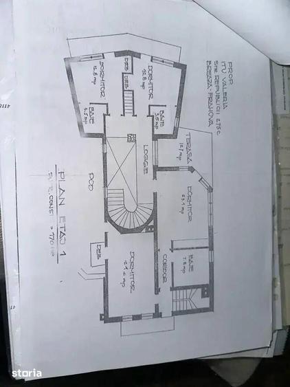 Casă cu 7 camere cu Teren 840 Mp în Central