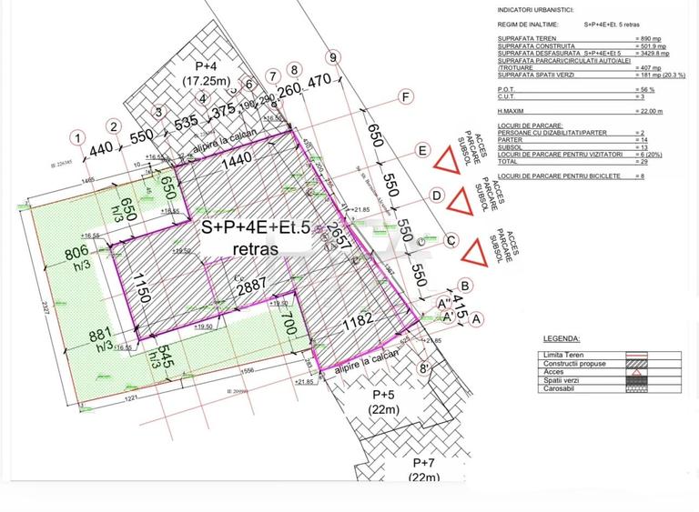 Teren Construcții intravilan de 890 mp, în Grozăvești