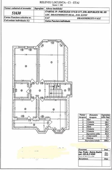 Casă cu 4 camere cu Teren 1000 Mp în Dragomirești-Deal