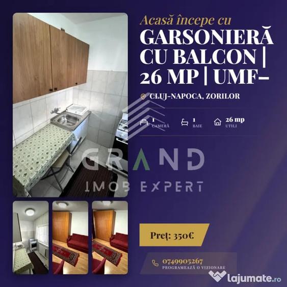 Garsonieră semidecomandată în Zorilor