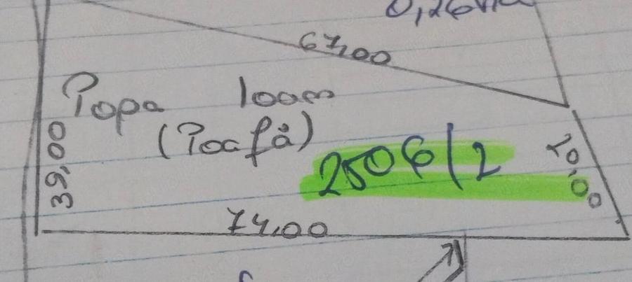 Teren de 2506 mp, în Romos