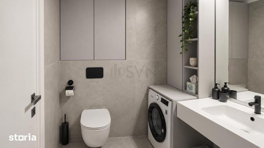 Apartament cu 2 camere semidecomandat, mobilat în Pipera