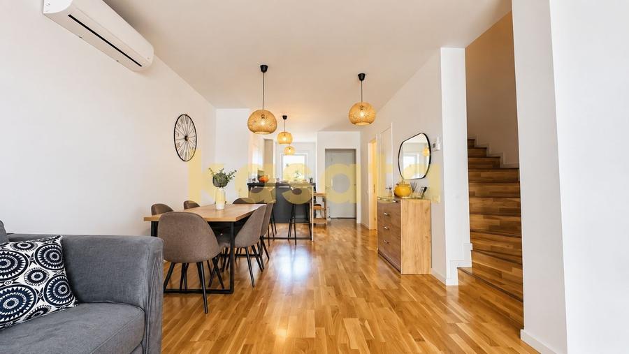 Duplex cu 5 camere cu Canalizare în Pipera