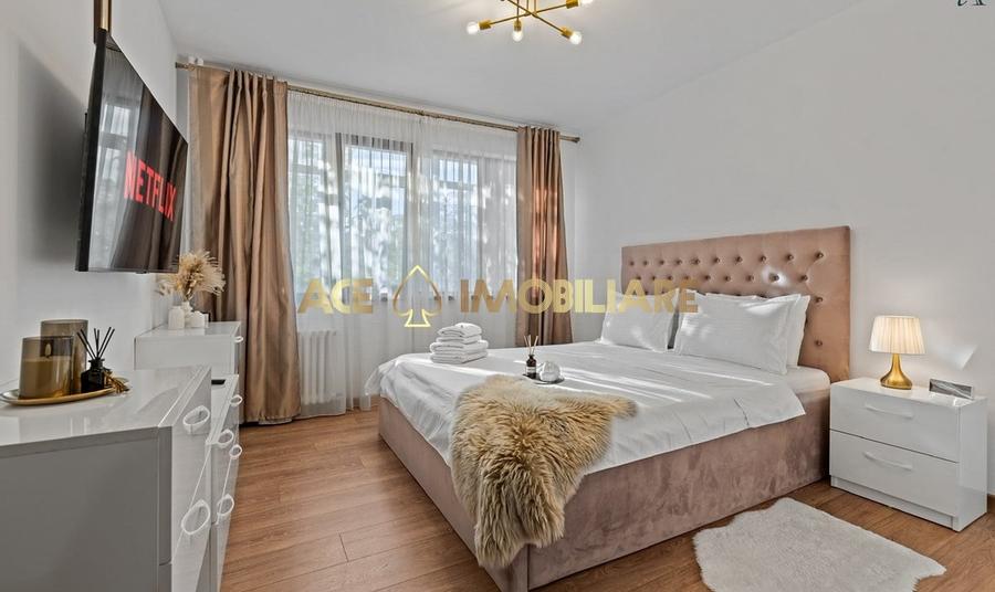 Apartament cu 2 camere semidecomandat, mobilat în Cantemir