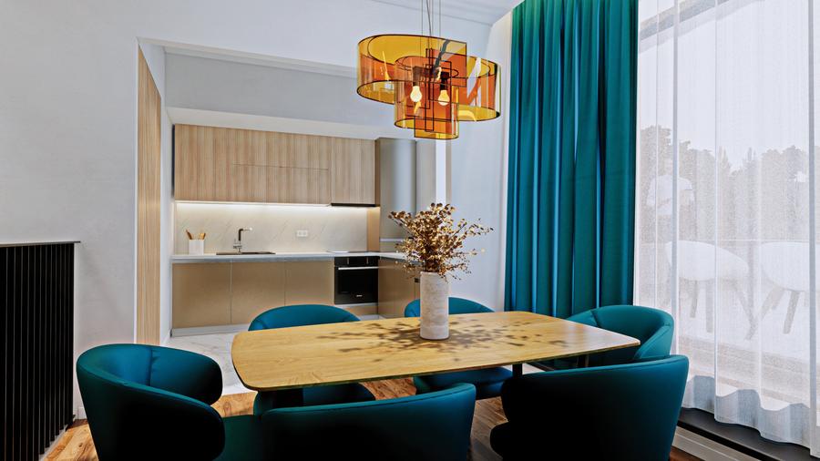 Penthouse cu 3 camere decomandat în Industriilor