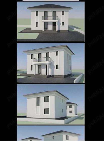 Vand teren intravilan de 450 mp cu casa P+1E in construc?ie - 4