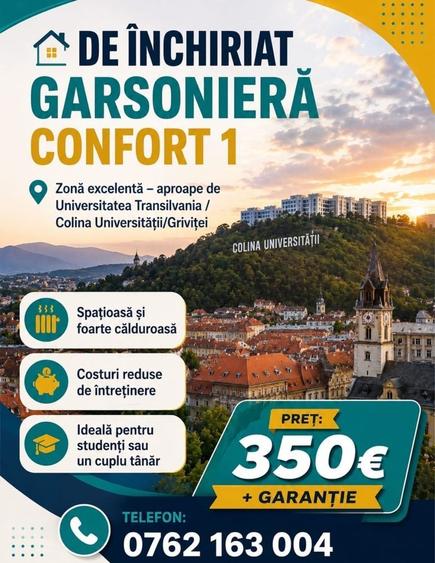 Garsonieră decomandată în Exterior Vest