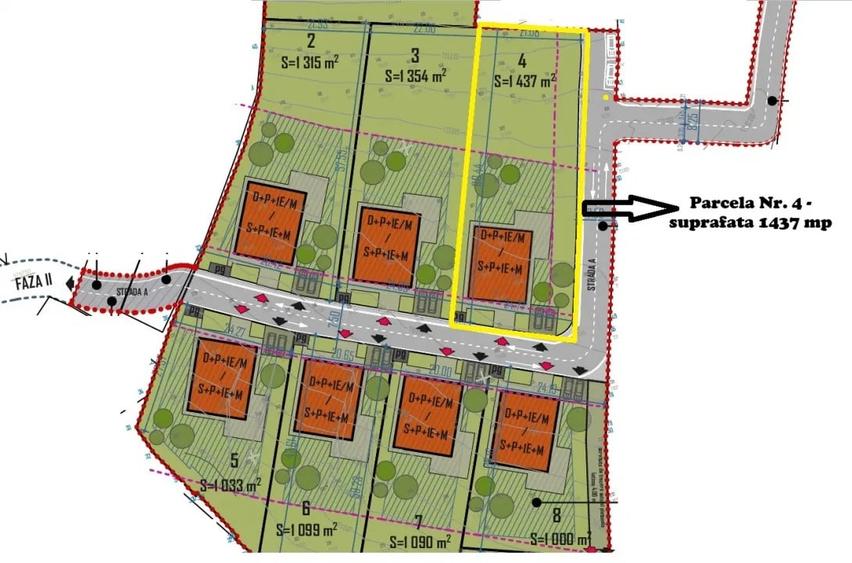 Teren Construcții intravilan de 1437 mp, în Feleacu