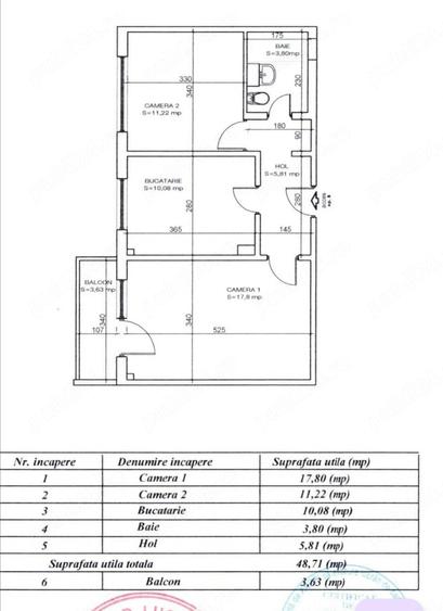 Apartament cu 3 camere decomandat în P-ța Maria