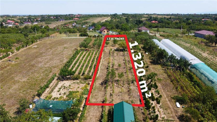 Teren Construcții intravilan de 1320 mp, în Sud