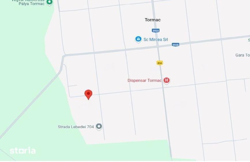 Teren de 317 mp, în Tormac