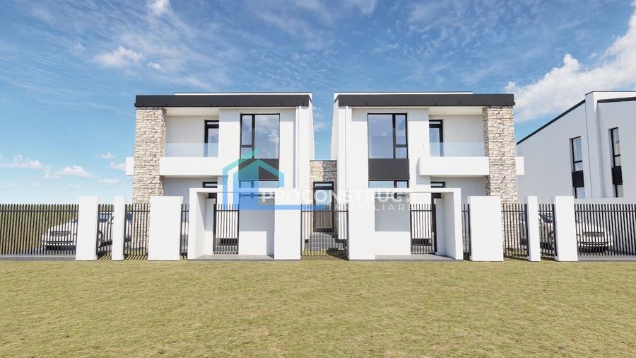Duplex cu 4 camere cu Canalizare în Moșnița Nouă