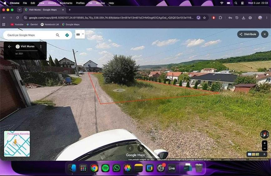 Spațiu comercial, în Corunca