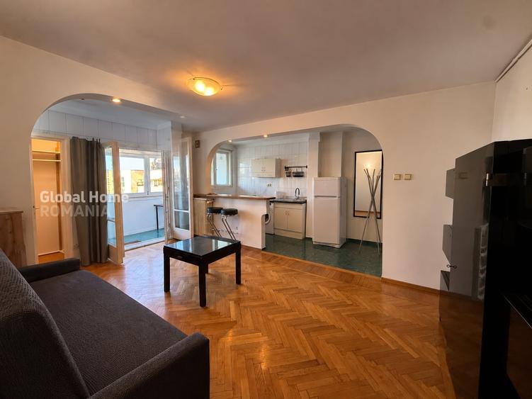 Apartament cu 2 camere semidecomandat, mobilat în P-ța Amzei