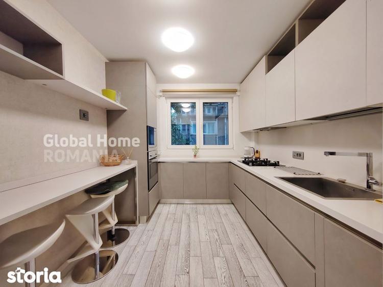 Apartament cu 3 camere, mobilat în Dorobanți