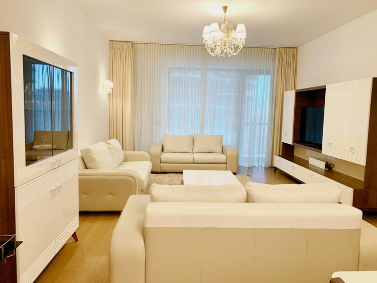 Apartament cu 3 camere semidecomandat, mobilat în Herăstrău