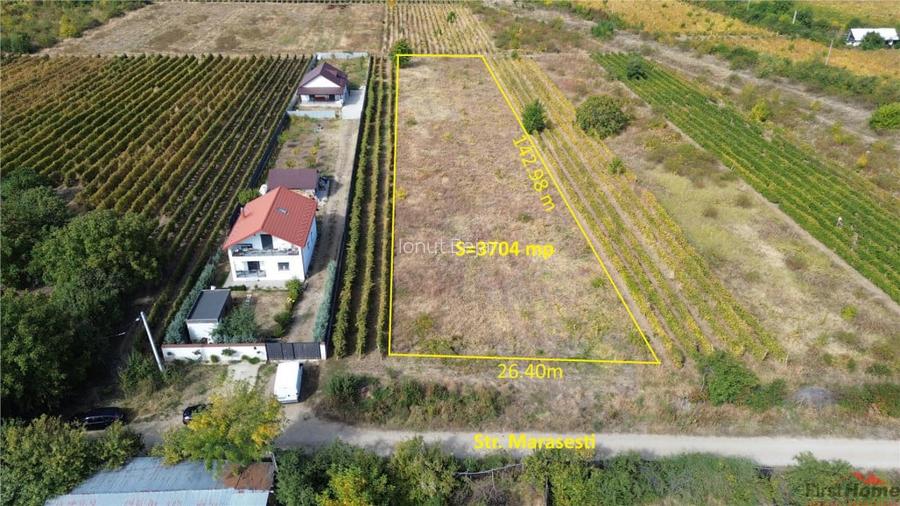 Teren de 3704 mp, extravilan Odobesti