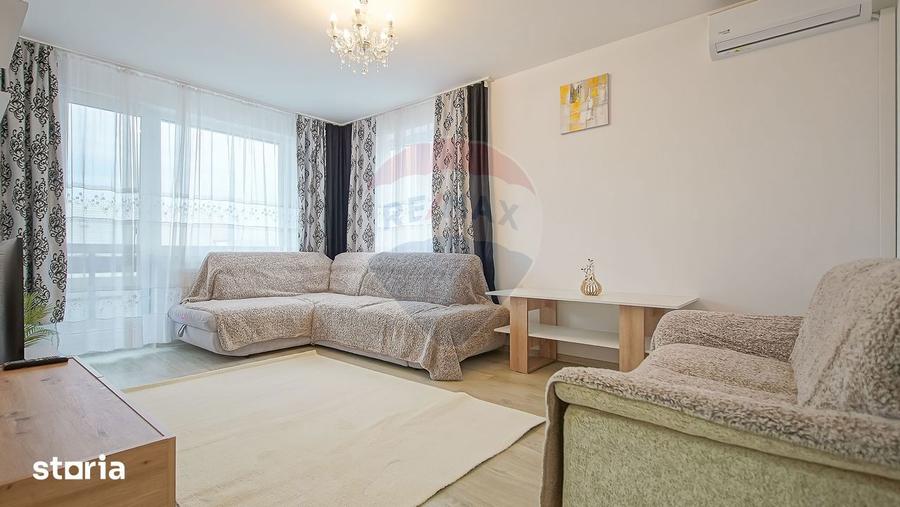 Apartament cu 2 camere decomandat, mobilat în Tractorul