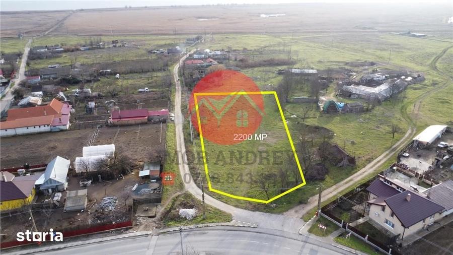 Teren de 2200 mp, în Murighiol