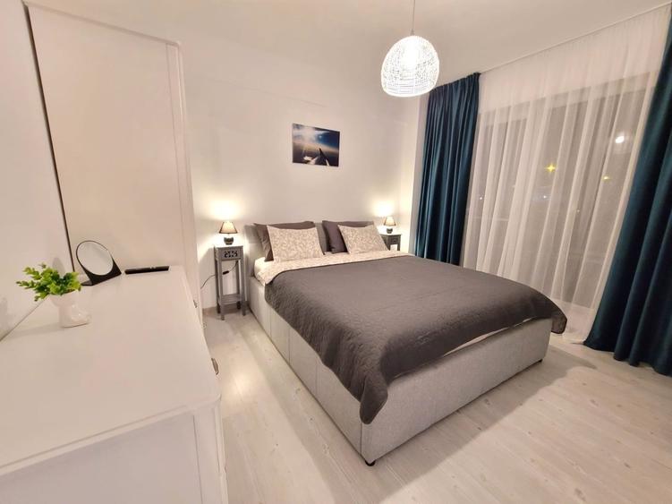Apartament cu 2 camere semidecomandat, mobilat în Otopeni