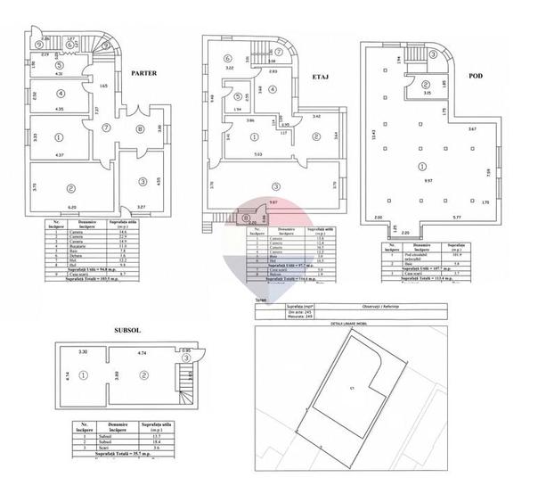 Casă individuală cu 7 camere cu Teren 250 Mp în Drumul Taberei