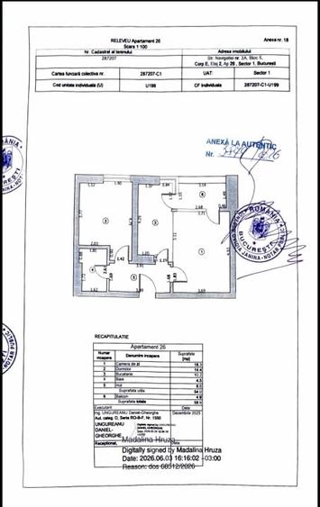 Apartament cu 2 camere decomandat în Bucureștii Noi