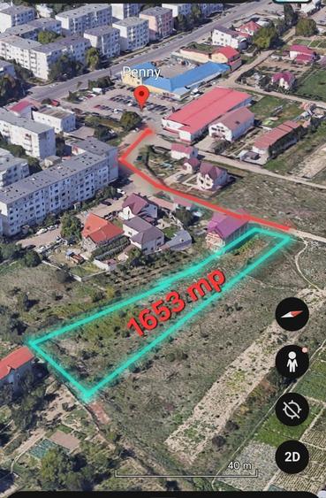 Teren de 1654 mp, în Lacu
