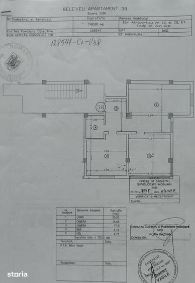 Apartament cu 3 camere decomandat în Tătărași