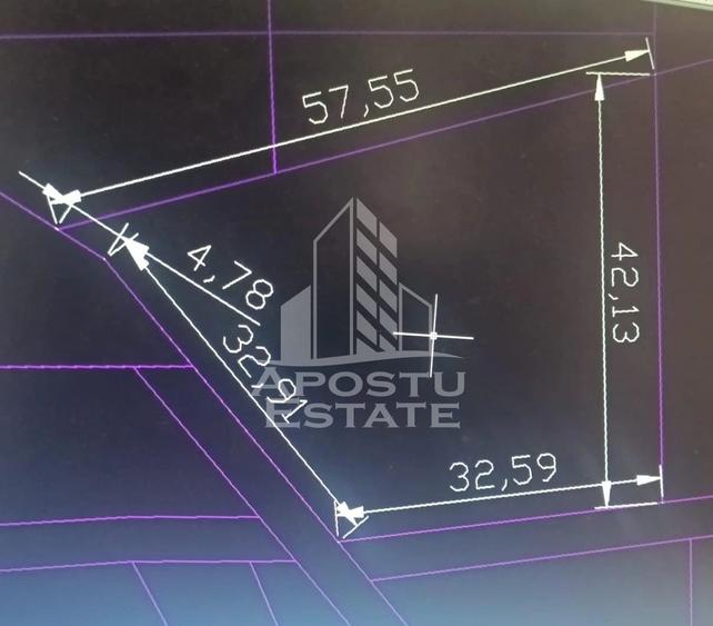 Teren Construcții intravilan de 1638 mp, în Remetea Mare