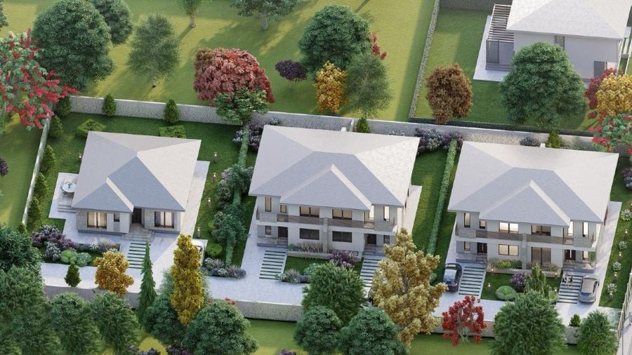 Duplex cu 5 camere cu Canalizare în Cornetu