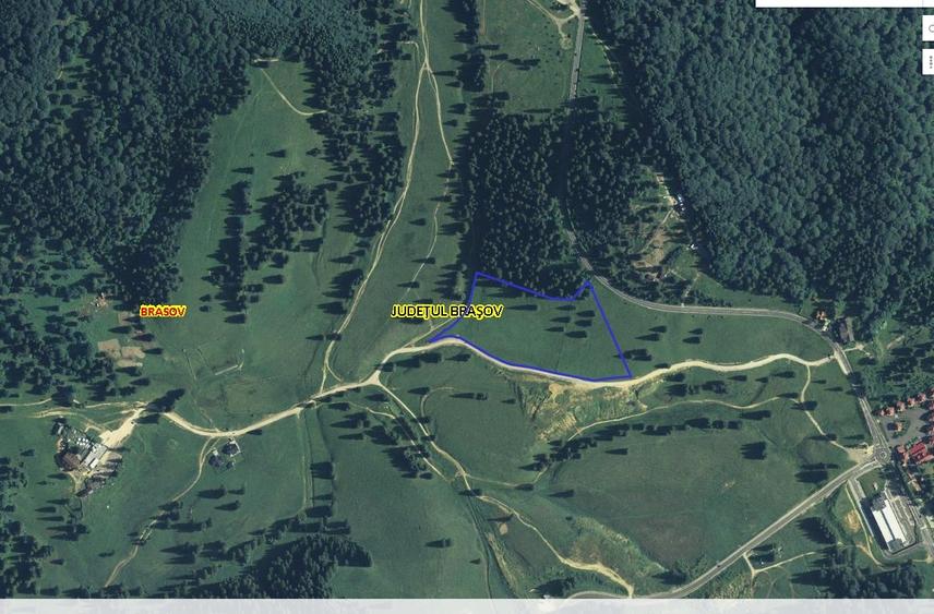 Teren intravilan de 100000 mp, în Poiana Brașov