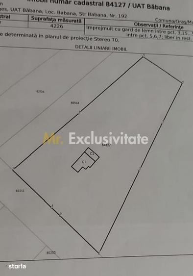 Teren 4226 mp si casa de renovat in loc. Babana, jud. Arges - 1
