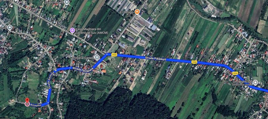 Teren Construcții intravilan de 8000 mp, în Gârlenii de Sus