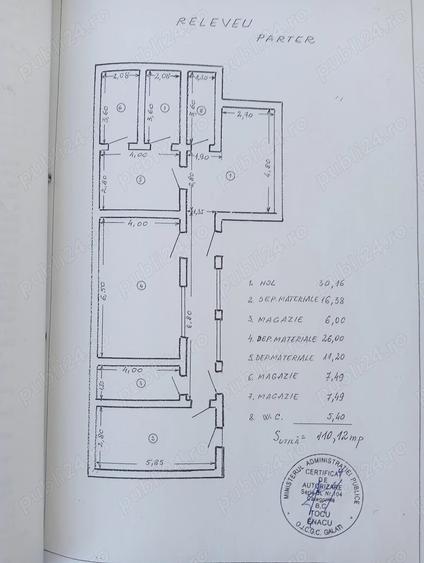Casă cu 6 camere cu Teren 20 Mp în Tecuci