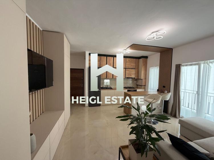 Apartament cu 2 camere semidecomandat, mobilat în Giroc