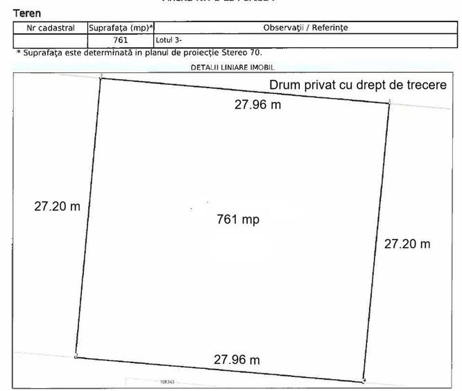 Teren intravilan de vanzare 761 mp cu PUZ Stupinii Prejmerului - 1