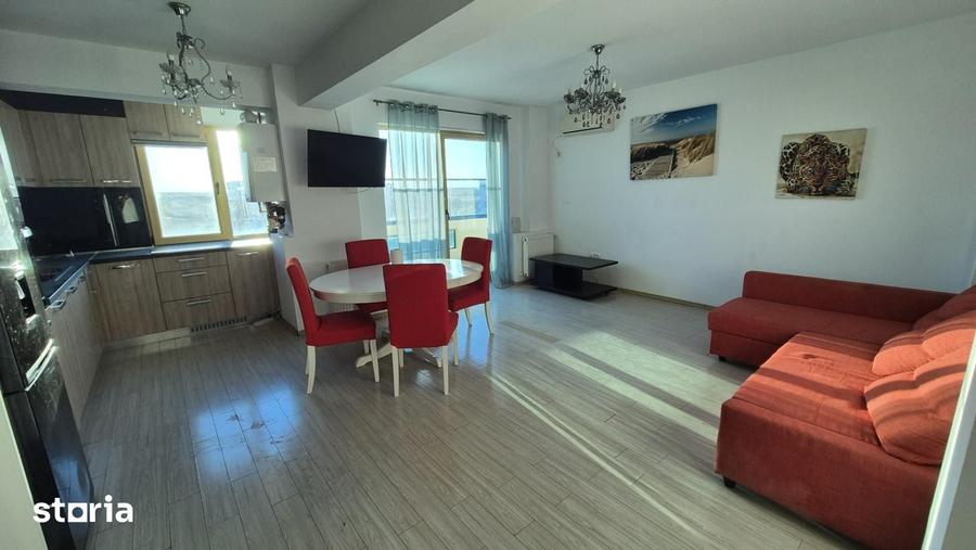 Apartament cu 2 camere semidecomandat în Central