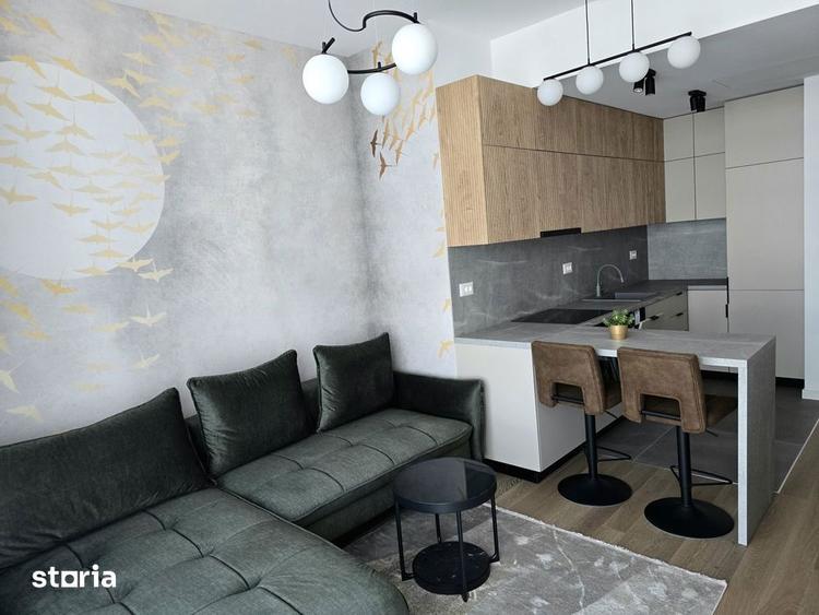 Apartament cu 2 camere, mobilat în Pajura