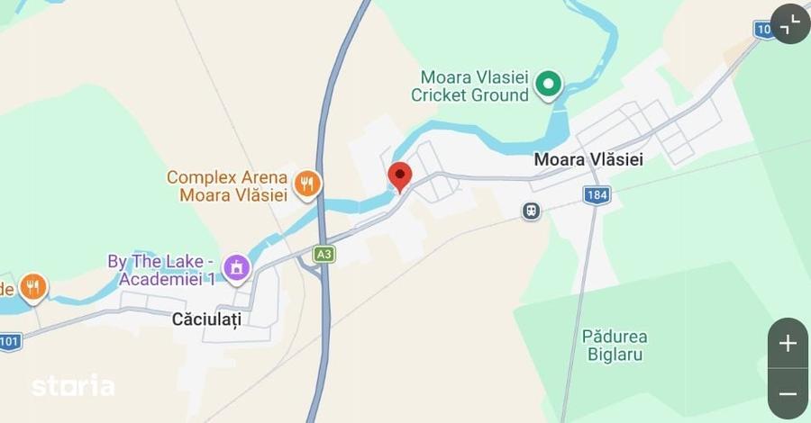 Teren intravilan | 1200 mp | Moara Vlasiei | Deschidere lac - 2