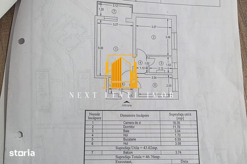 Apartament cu 2 camere în Trivale