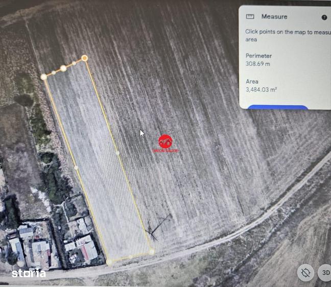 Teren de 3487 mp, în Cumpăna