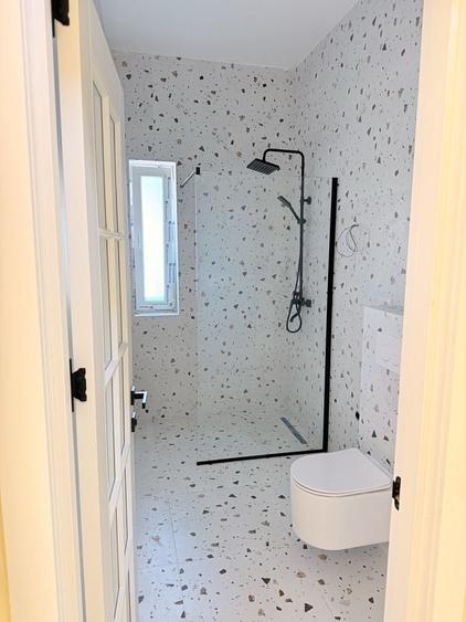Casa parter, 90 mp, 3 dr, 2 bai, 500m teren, living+bucatarie, terasa, pod izolat ,centrala+incalzire in pardoseala,parcare 2 locuri,gard metalic - 4