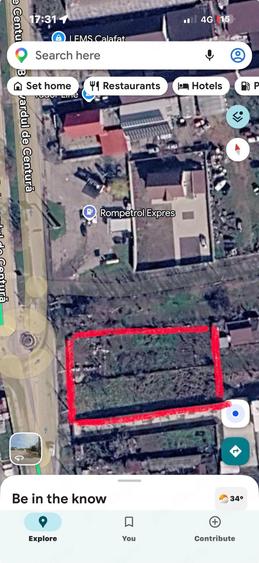 Teren de 1800 mp, în Central