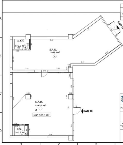 Spațiu comercial, de 121.40000152588 mp, în Central
