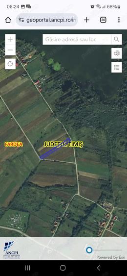 Teren de 2600 mp, în Fârdea