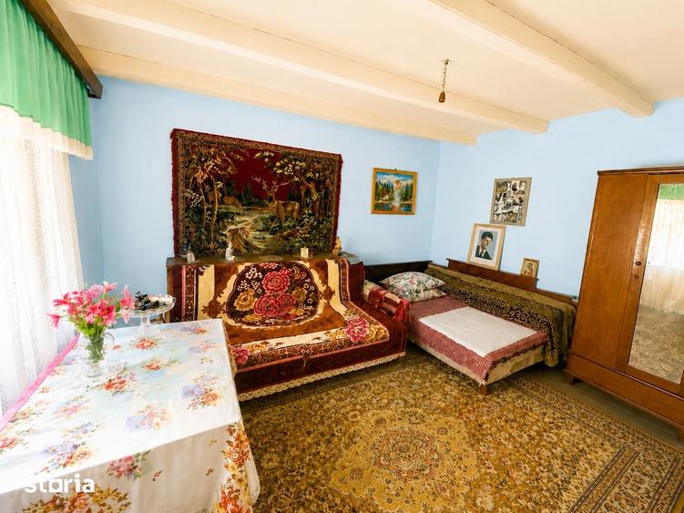 Casă cu 2 camere cu Teren 3000 Mp în Podu Roș