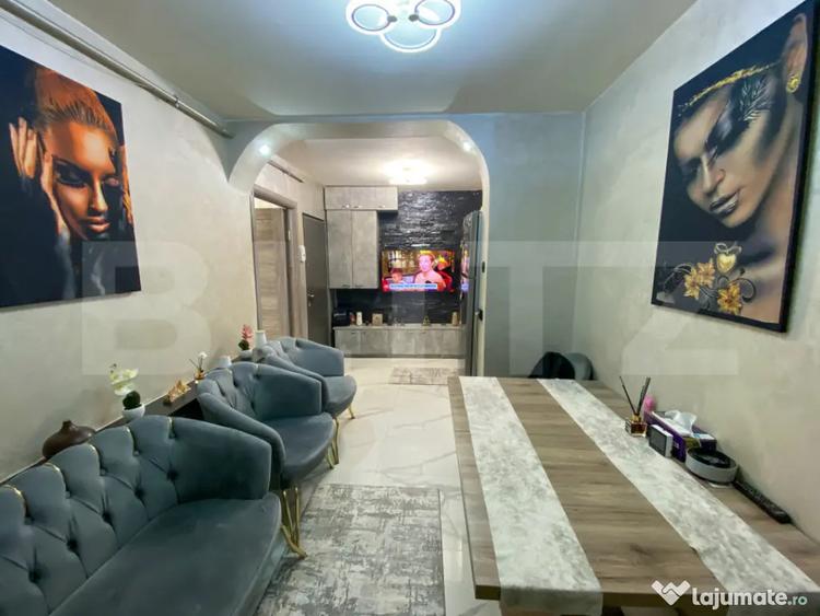 Apartament cu 3 camere semidecomandat, mobilat în Cornitoiu