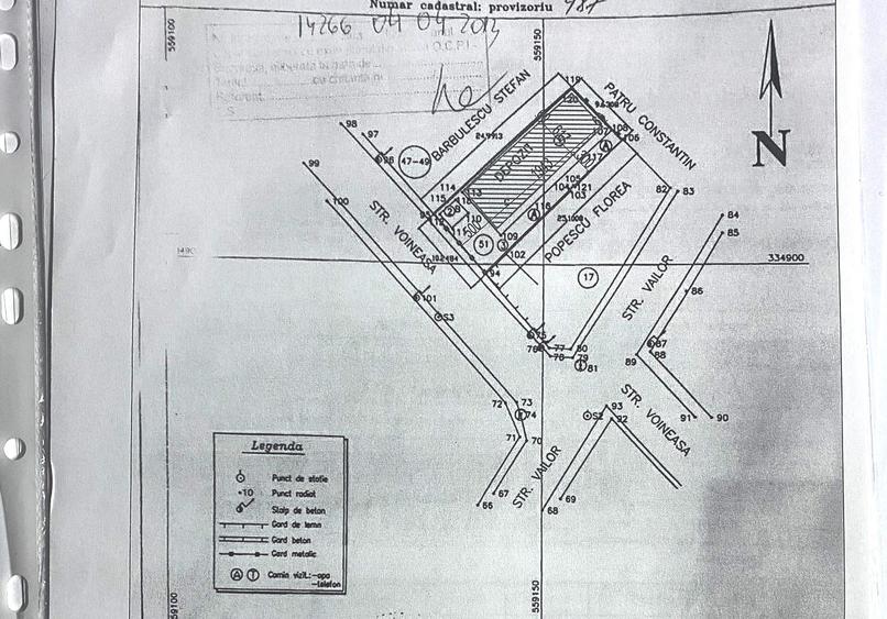 Teren Construcții intravilan de 250 mp, în Mihai Bravu